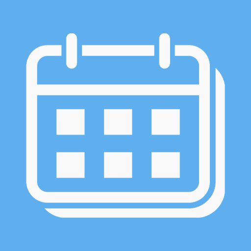 Calendar icon - Argentinian Blue background